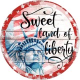 Painted metal 20mm snap buttons  American Flag Print