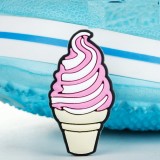 Ice cream food and cold drinks Kid junior style silicone bracelet  PVC luminous cartoon accessories creative Cartoon