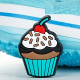 Ice cream food and cold drinks Kid junior style silicone bracelet  PVC luminous cartoon accessories creative Cartoon