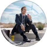 20MM Classic Movie Better Call Saul Print glass snaps buttons  DIY jewelry