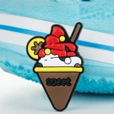 Ice cream food and cold drinks Kid junior style silicone bracelet  PVC luminous cartoon accessories creative Cartoon