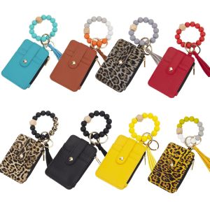 Certificate change zipper bag, wooden bead bracelet, folded edge card bag, silicone bracelet, leather wallet, keychain bag