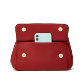 Fashionable diagonal cross bag PU with clip mouth bag fit 20MM Snaps button jewelry wholesale