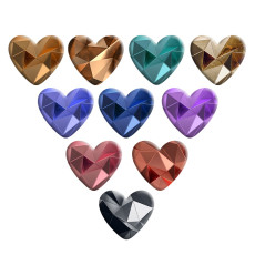 Love pattern Heart Photo Resin snap button charms   fit 18mm snap jewelry