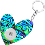 Love Double sided Printed  Acrylic key chain fit 20MM Snaps button jewelry wholesale