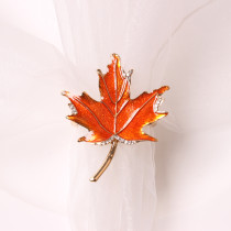 Halloween Thanksgiving Bar Decoration Easter Pumpkin Maple Leaf Party Hotel Decoration Napkin Ring