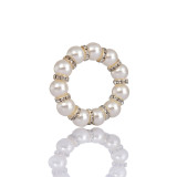 Beaded Pearl Valentine's Day Party Hotel Decoration Napkin Ring