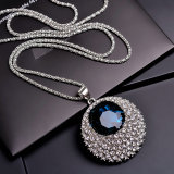 Crystal Round Long Necklace