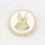 22MM Stereoscopic Rabbit Metal snap button charms