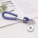PU leather multi-color keychain fit  20MM Snaps button jewelry wholesale