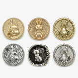 22MM Stereoscopic Rabbit  Easter Metal snap button charms