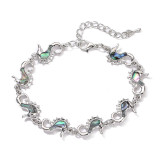 Animal Whale Seahorse Penguin Butterfly Shell Abalone Shell Bracelet Foot Chain Dual Use
