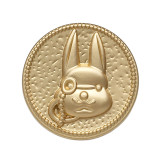 22MM Stereoscopic Rabbit  Easter Metal snap button charms