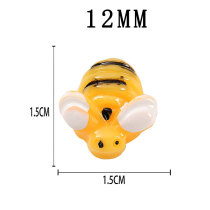 12MM bee Resin snap button charms