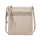 Fashion One Shoulder Crossbody Bag Copper Zipper Tassel Pull Head Vertical Bag fit 20MM Snaps button jewelry wholesale