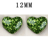 12MM love  Resin snap button charms