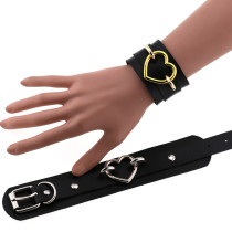 Punk Bracelet Double Layer PU Leather Love Bracelet