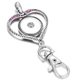 snap sliver hook Pendant  fit 20MM snap button jewelry