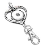 snap sliver hook Pendant  fit 20MM snap button jewelry