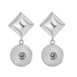 Stainless steel  earrings fit 20MM Snaps button jewelry wholesale