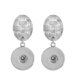 Stainless steel  earrings fit 20MM Snaps button jewelry wholesale