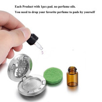 Life Tree Alloy Aromatherapy Pendant Couples Can Open Round Hollow perfume Box Necklace