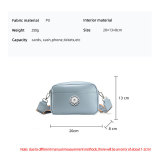 Large capacity outdoor leisure one shoulder small square bag crossbody bag fit 20MM Snaps button jewelry wholesale