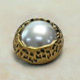 22MM Metal pearl snap button charms