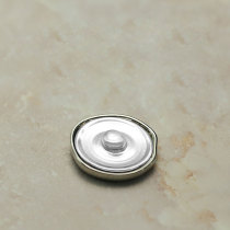 20MM Metal love snap button charms