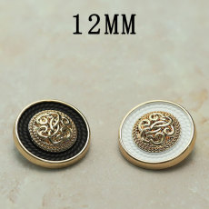 12MM Metal  snap button charms