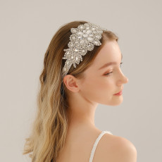 Christmas Makeup Ball Hair with Notes and Diamond Chain Party elasticity Headwear