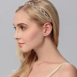 Christmas Makeup Ball Hair with Notes and Diamond Chain Party elasticity Headwear