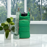 Portable down bottle cover, fashionable insulation cup cover, multifunctional water bottle protection bag, outdoor waterproof crossbody bag