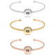 Lucky Opening Alloy Bracelet fit 20MM  Snaps button jewelry wholesale
