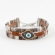 Bohemian retro hand woven bracelet Devil's Eye bracelet