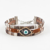 Bohemian retro hand woven bracelet Devil's Eye bracelet