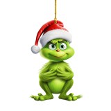 Christmas Cartoon Grinch Creative Pendant Christmas Tree Decoration