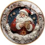 20MM Christmas  Snowman  Santa Claus  Horse  Print glass snap button charms