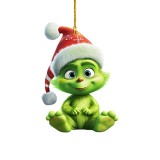 Christmas Cartoon Grinch Creative Pendant Christmas Tree Decoration