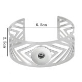 Popular Fashion Pattern Hollow out Bracelet fit 20MM  Snaps button jewelry wholesale