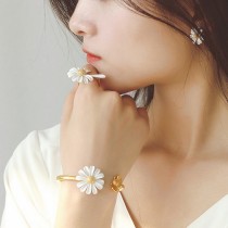 Little Daisy Open Ring Earrings Necklace Bracelet