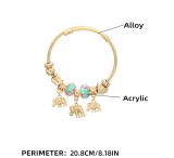 Alloy Elephant Bracelet