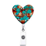 28 styles love Flower Butterfly resin Painted clip telescopic easy pull buckle certificate buckle