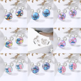 Cartoon Star Baby Stitch Time Gem Mickey Shaped Earrings