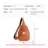 Multi functional chest bag, waist bag, fashionable crossbody bag, single shoulder bag, sporty style fit 20MM Snaps button jewelry wholesale