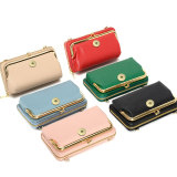 Banquet bag, mobile phone bag, lychee patterned crossbody bag, clip frame bag fit 20MM Snaps button jewelry wholesale