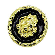 20MM Metal  lion snap button charms