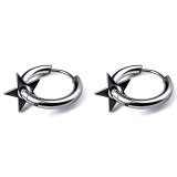 Stainless steel Star Cross Geometry earrings