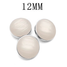 Natural stone is suitable for 12MM snap button charms