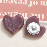 20MM Valentine's Day Love Resin snap button charms